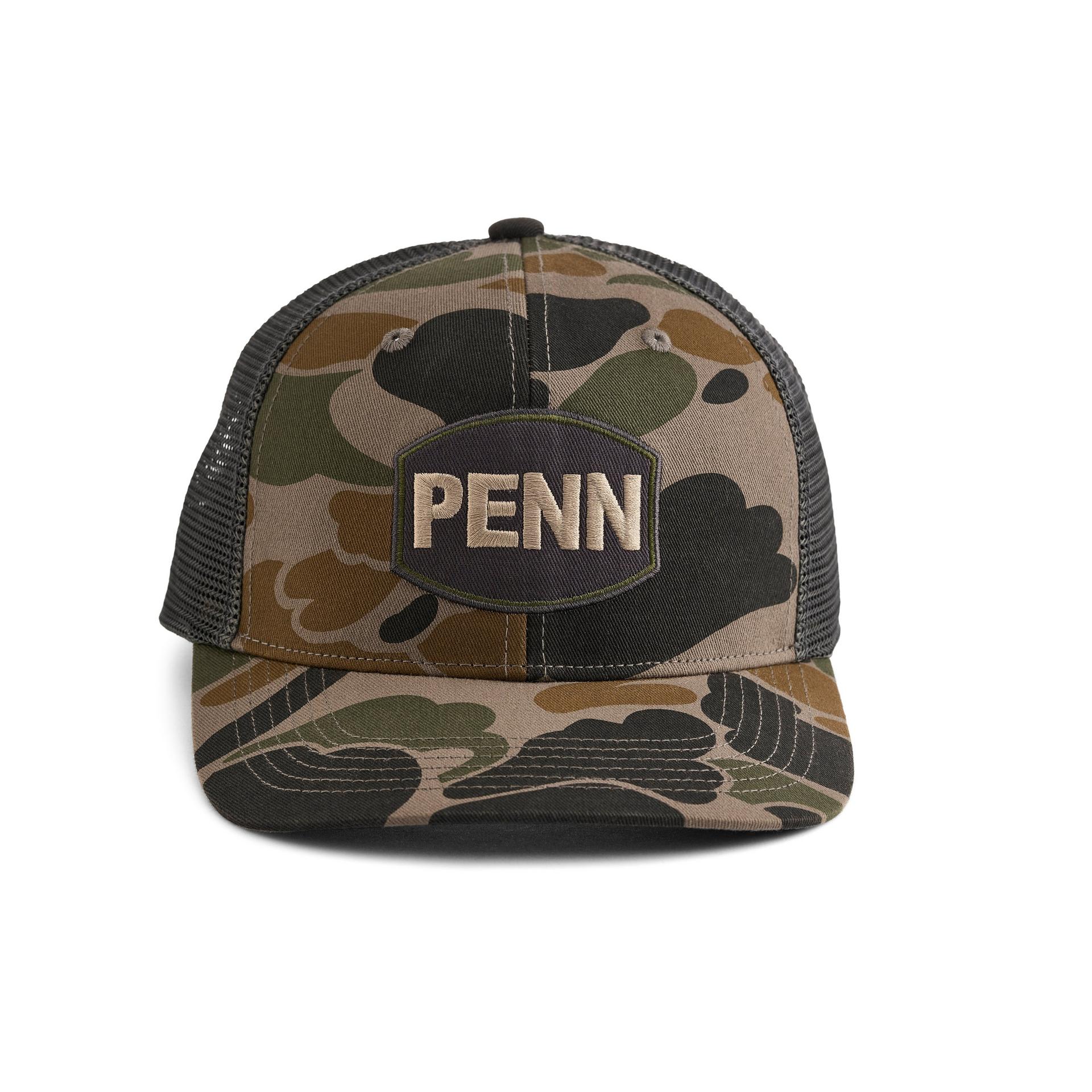 PENN® Duck Camo Trucker Hat for Hunting & Outdoor Adventures - Adjustable Mesh Back Baseball Cap for Men & Women