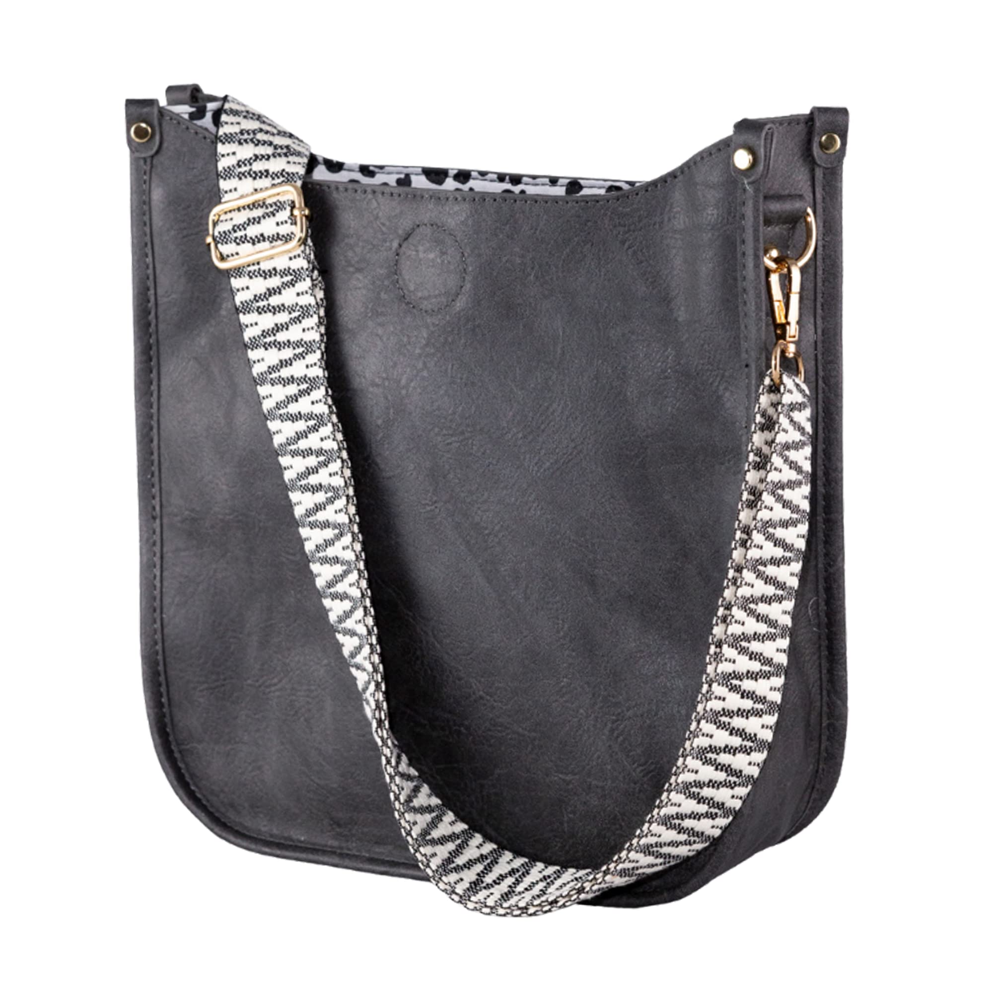 Vegan Leather Pinafore Crossbody Bag with Adjustable Strap - Stylish Shoulder Purse for Women, Perfect for Work, Travel & Everyday Use