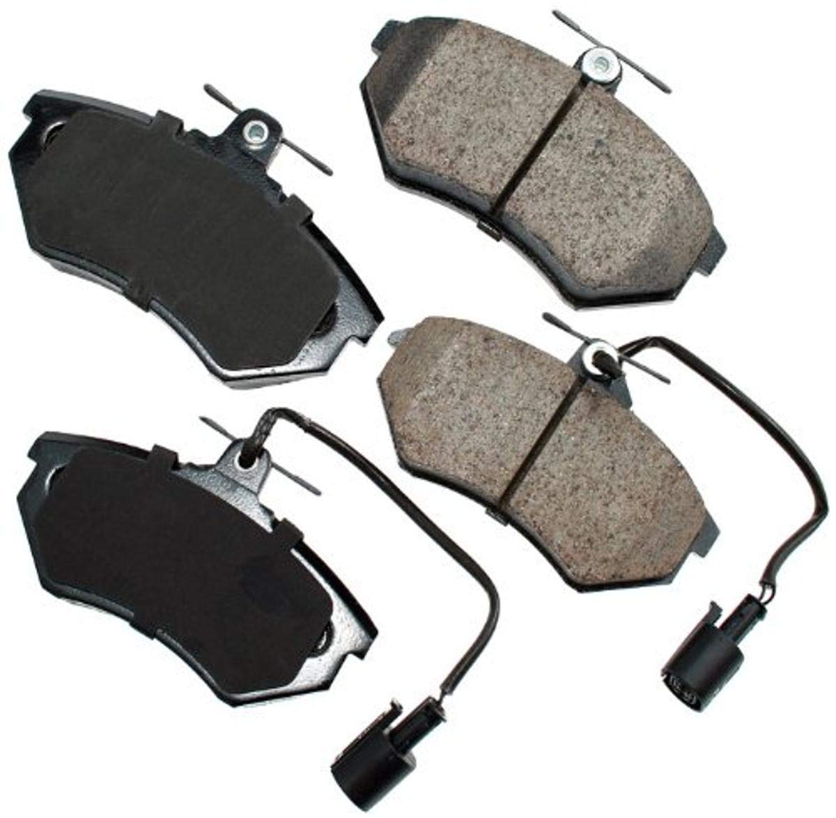 Akebono Ultra-Premium Ceramic Brake Pad Set - Low Noise & Dust-Free - Perfect for Honda, Toyota, Nissan - Ideal for City Driving & Highway Commuting