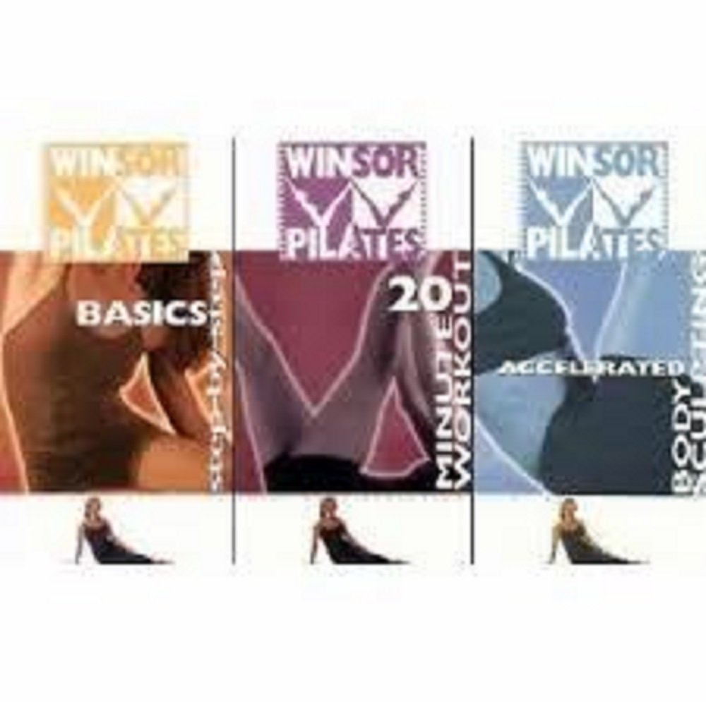 Winsor Pilates Basic 3 VHS Workout Set - 20 Minute Workout & Accelerated Body Sculpting for Home Fitness | Perfect for Beginners & Weight Loss