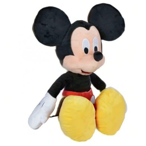 Simba and the Roadster Racers Mickey Mouse Plush Toy, 24-inch Multicolor Stuffed Animal (6315874868) - Perfect Gift for Kids, Disney Fans & Collectors