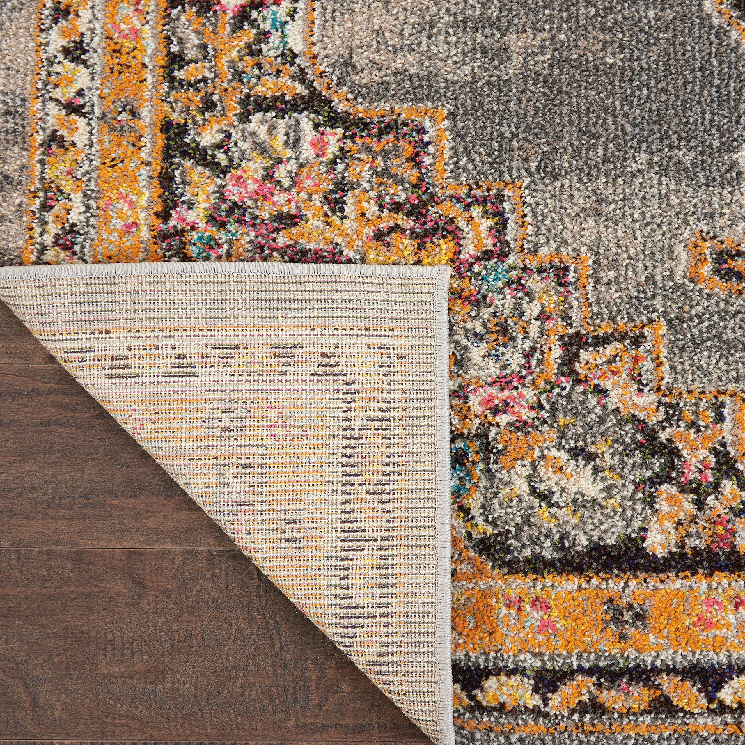Nourison Passionate Traditional Grey 5'3