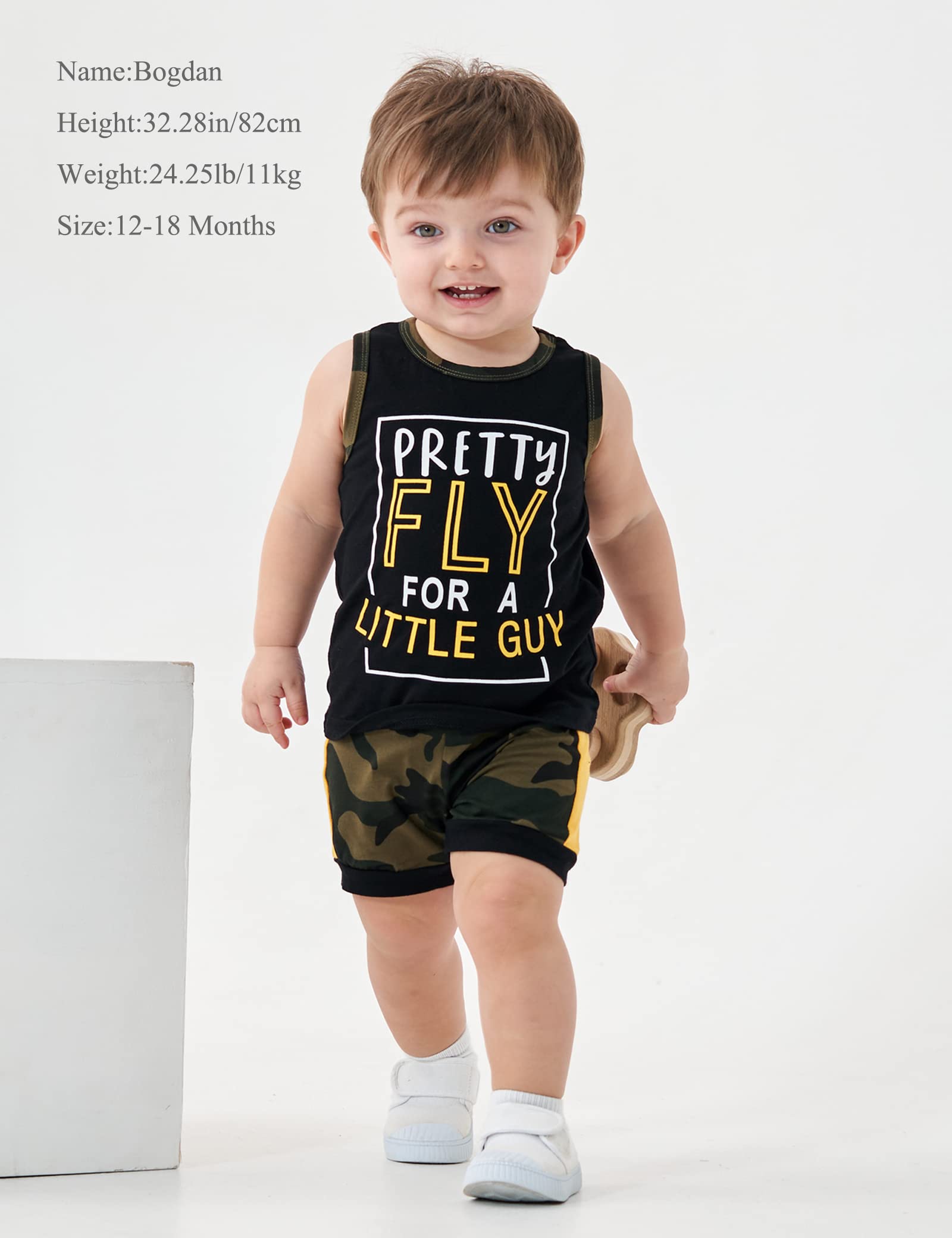 Stylish Toddler Baby Boy Clothes Set - Sleeveless Striped Top & Shorts Outfit for Summer | Perfect for Playdates, Beach Trips & Outdoor Adventures