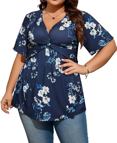 Navy Blue Floral