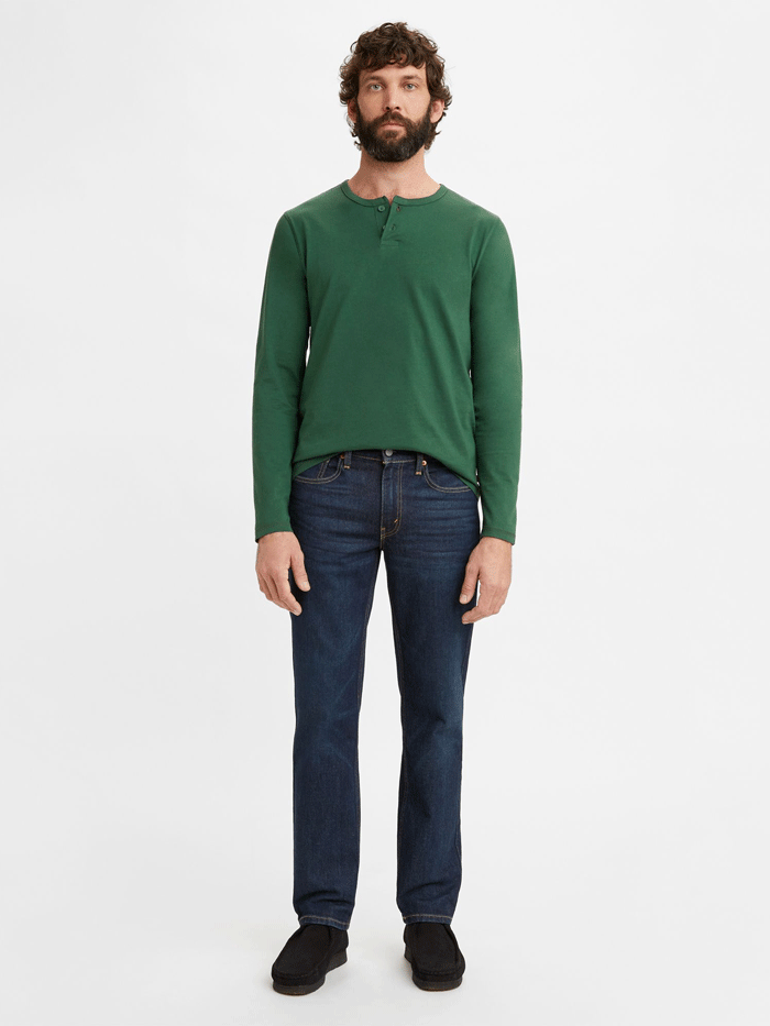 Levi's Men's 514 Straight Fit Jeans - Clean Run Navy Blue | Comfortable Everyday Denim Pants for Casual Wear & Work