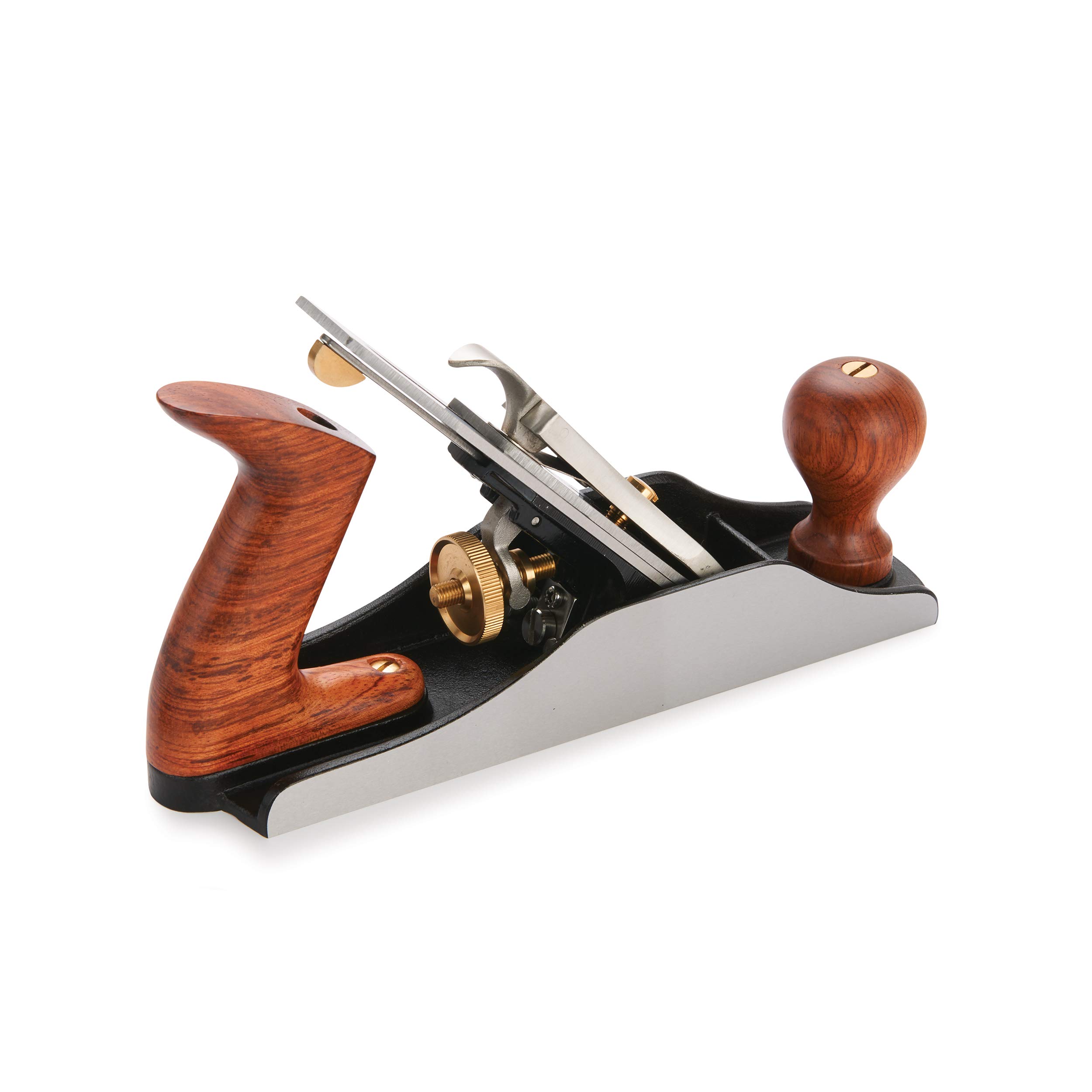 WOODRIVER #4 Smoothing Bench Plane - Premium V3 Model for Woodworking & Carpentry Projects - Perfect for Fine Finishing & Surface Smoothing