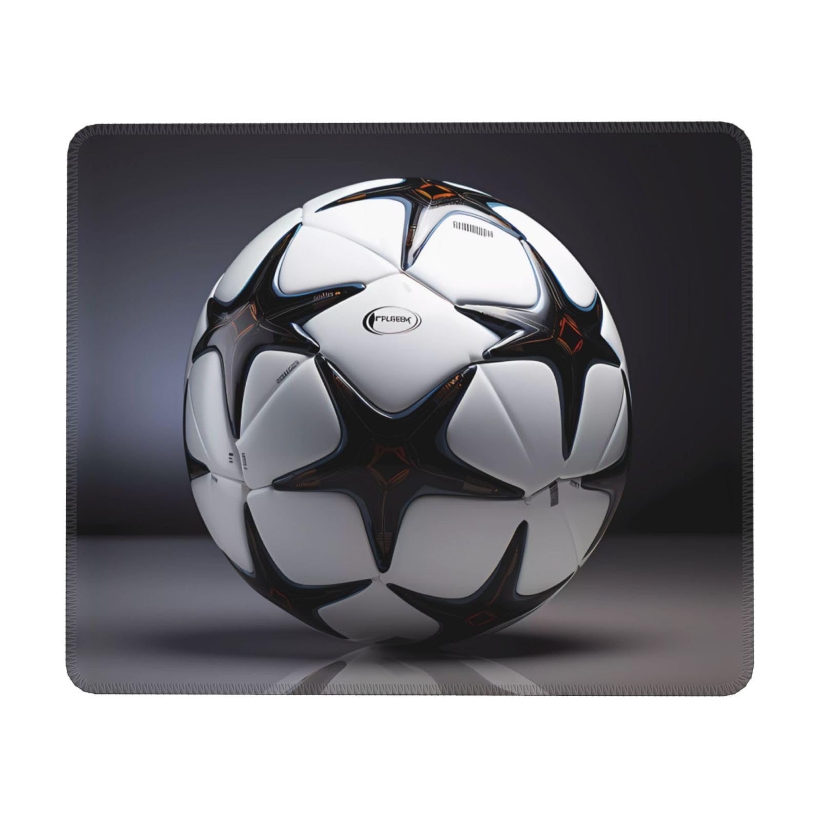 Premium Black and White Football Design Gaming Mouse Pad - Extra Large Non-Slip Desk Mat for PC, Laptop & Office Use - Perfect for Gamers, Work & Home Office Setup