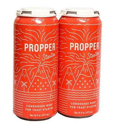 Propper Starter Condensed Wort Can (2 Pack) - Home Brewing Beer Starter Kit for Beginners | Perfect for Craft Beer Making, Fermentation & Home Brewing Projects