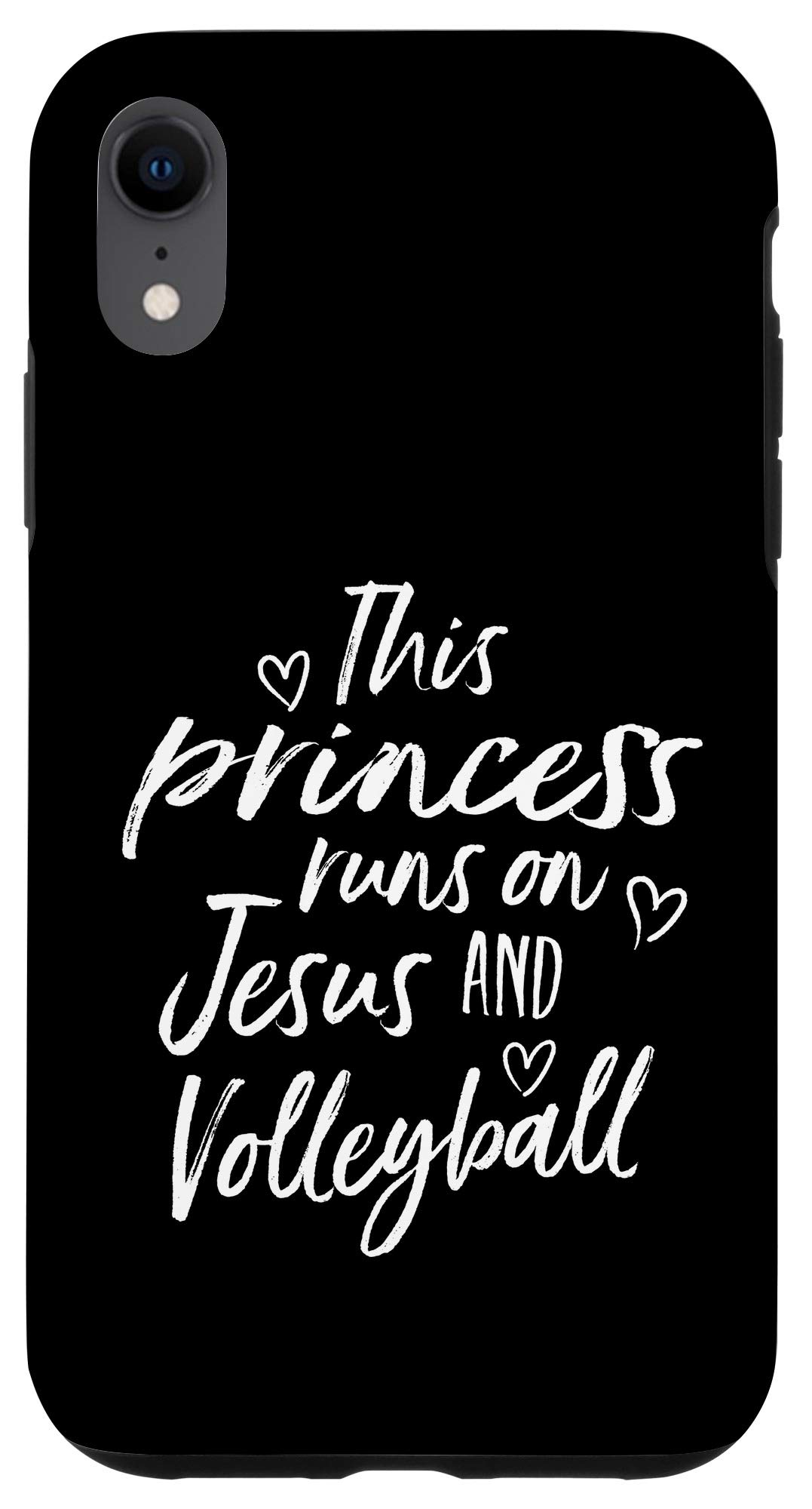iPhone XR Christian Case - Jesus & Volleyball Themed Protective Phone Cover for Faith-Based Athletes & Fans | Perfect for Church, Games & Daily Use