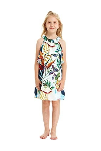 Girl Round Neck Ruffle