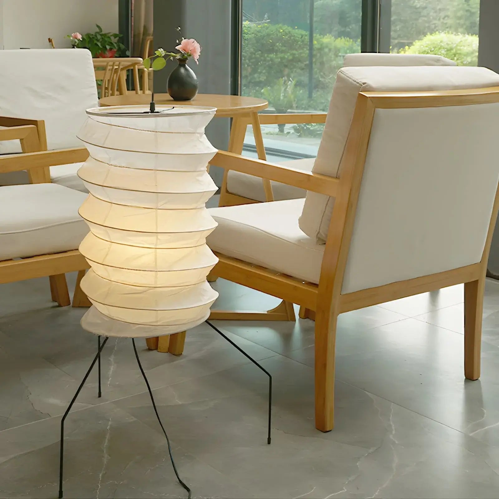 Origami Floor Lamp - Modern Paper Folded Design LED Light for Living Room, Bedroom & Office - Perfect for Home Decor, Reading & Relaxation