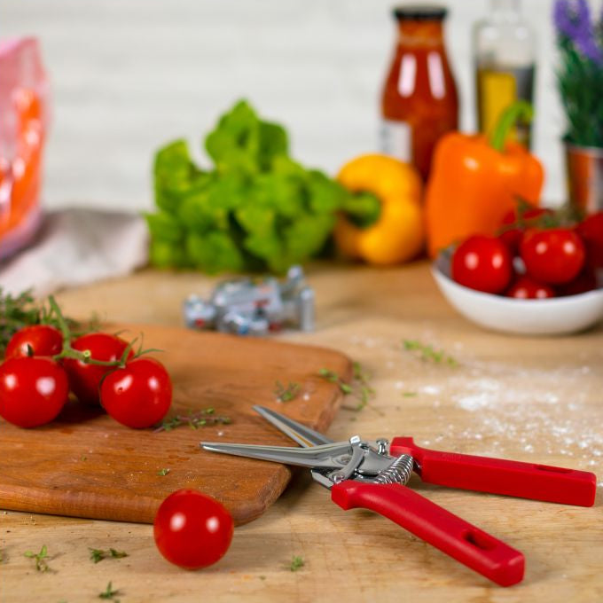 Kuhn Rikon Classic Kitchen Scissors - Heavy Duty Stainless Steel Cooking Shears for Herbs, Poultry, and Food Prep - Perfect for Home Chefs and Professional Kitchens