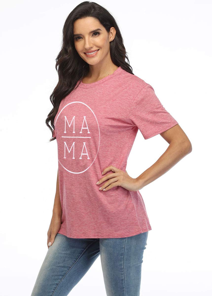 MUPAOLO Women's Casual T-Shirt - Soft Comfortable Cotton Tee for Everyday Wear | Perfect for Work, Outings & Relaxing at Home