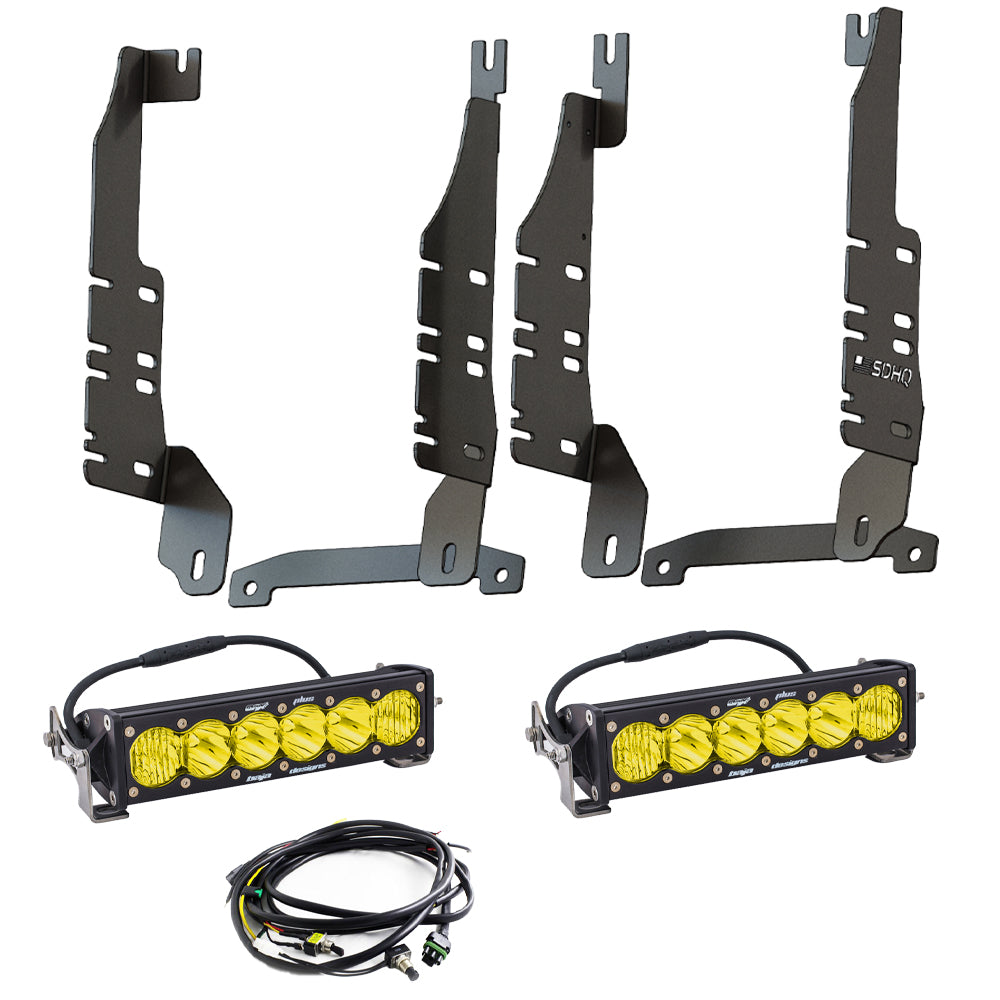 2019-2025 Ram 1500 SDHQ Custom Grille LED Light Bar Mount Kit - DIY Off-Road Lighting Upgrade for Trucks | Perfect for Night Driving, Camping & Off-Road Adventures