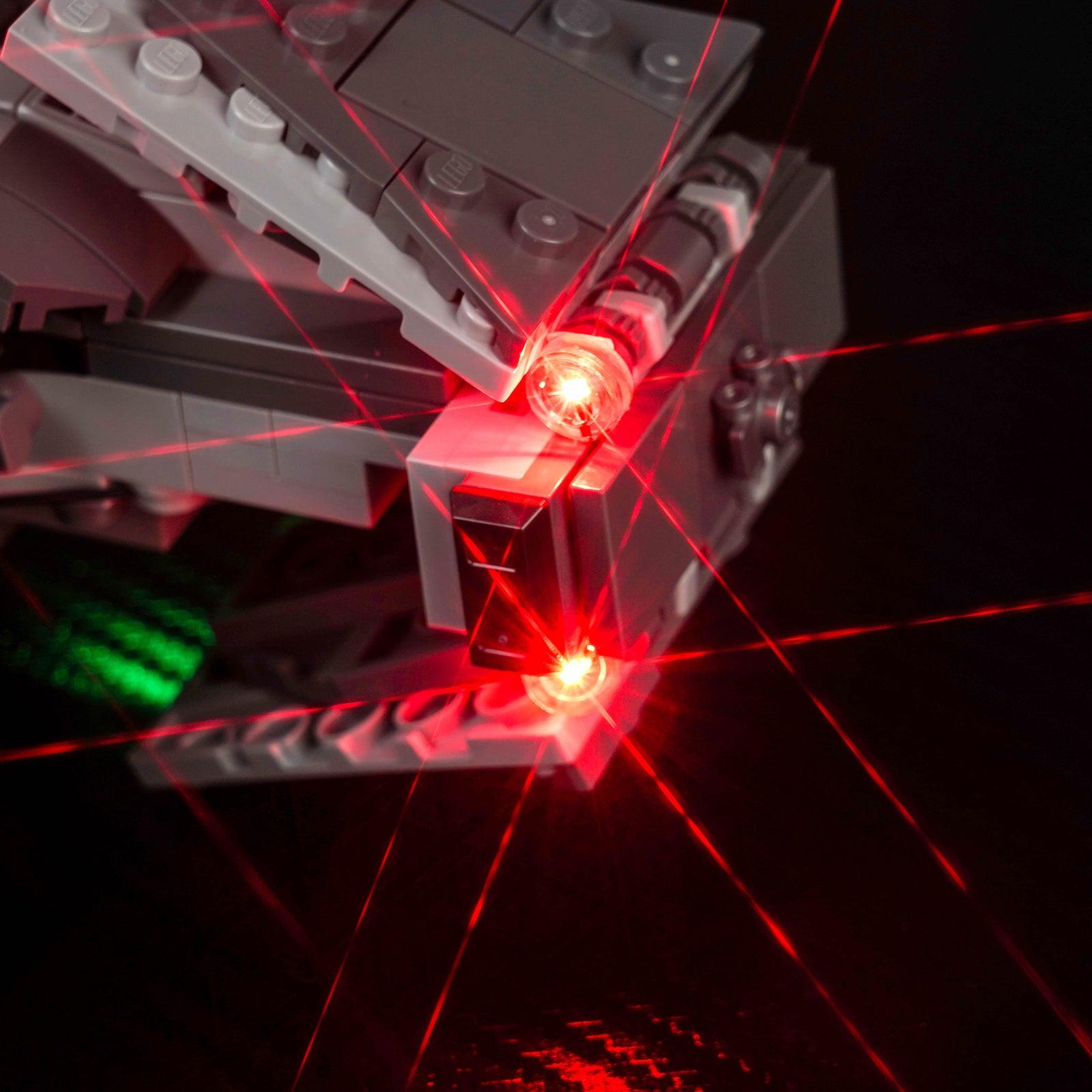 LEGO Star Wars Darth Maul's Sith Infiltrator 75383 Light Kit - Custom LED Lighting Set for Building Blocks | Perfect for Display & Nighttime Showcase