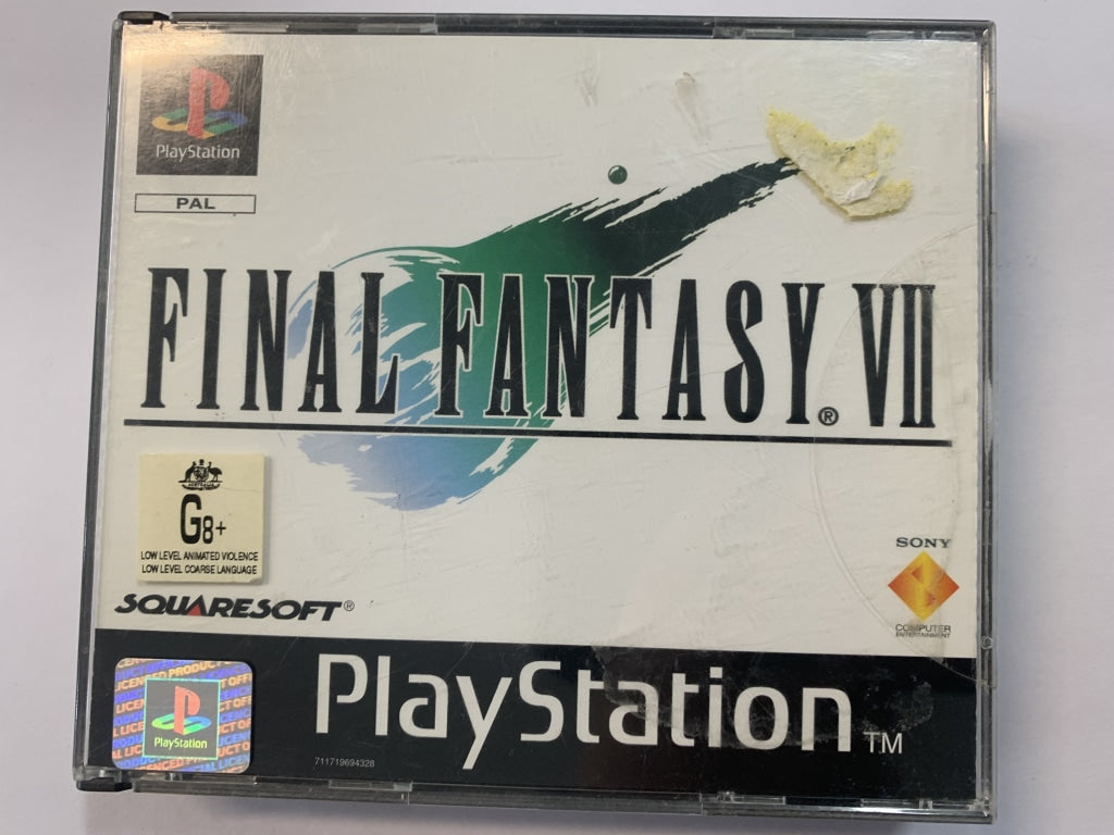 Final Fantasy VII Complete Game in Original Case - Perfect for PlayStation Collectors & RPG Fans - Great for Gaming Nights & Nostalgic Playthroughs
