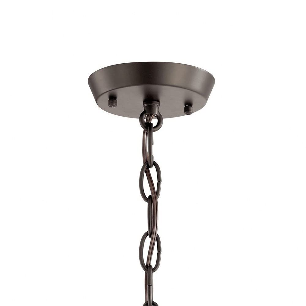 3-Light Traditional Simple Chandelier Fixture in Olde Bronze - Perfect for Dining Room, Bedroom, or Foyer Lighting