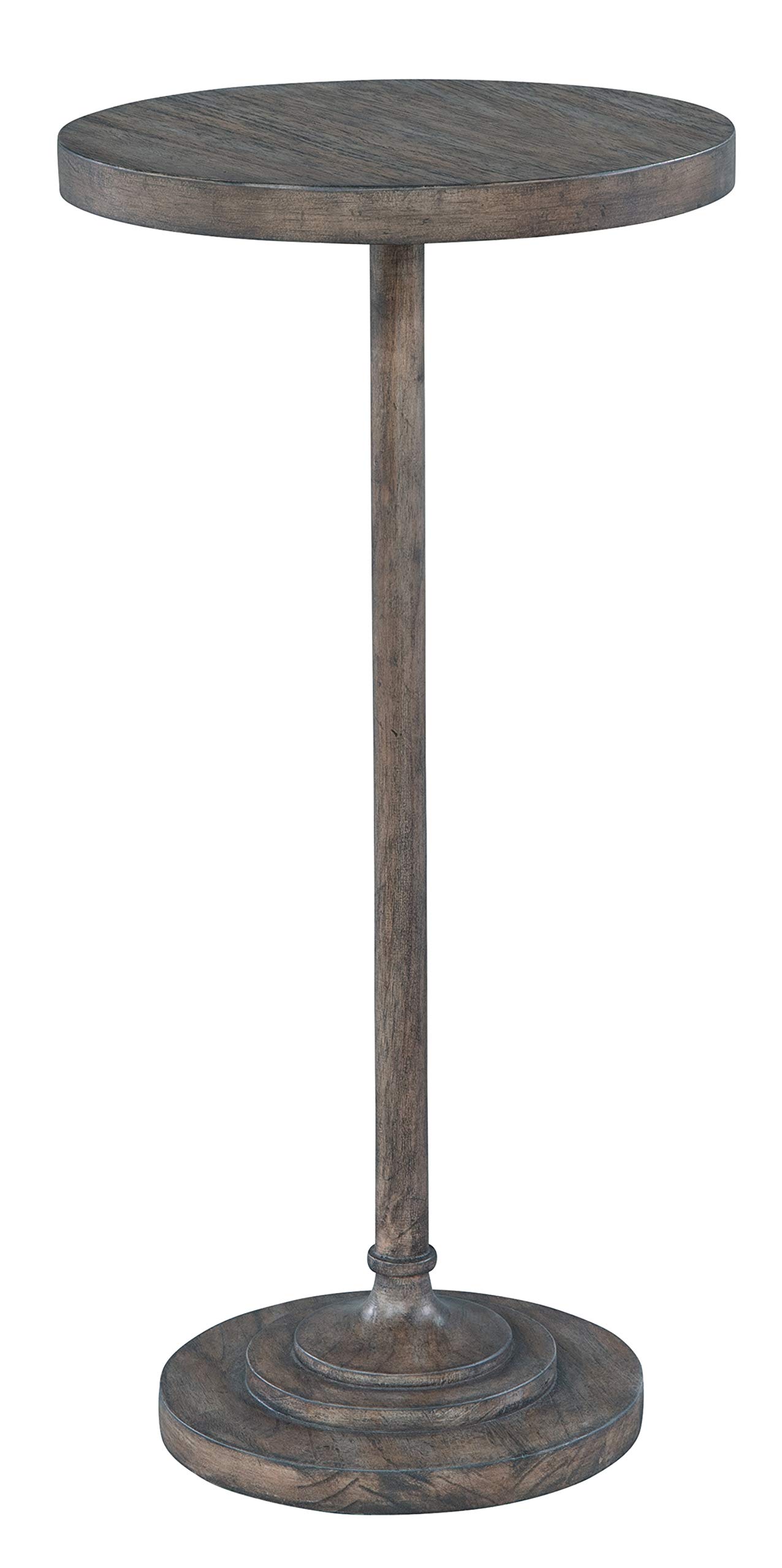 Hekman Lincoln Park Round Pedestal End Table - Vintage Wooden Coffee Side Table & Drink Stand for Living Room, Bedroom, Entryway | Small Space Home Office Furniture | Perfect for Coffee, Books & Decor Display
