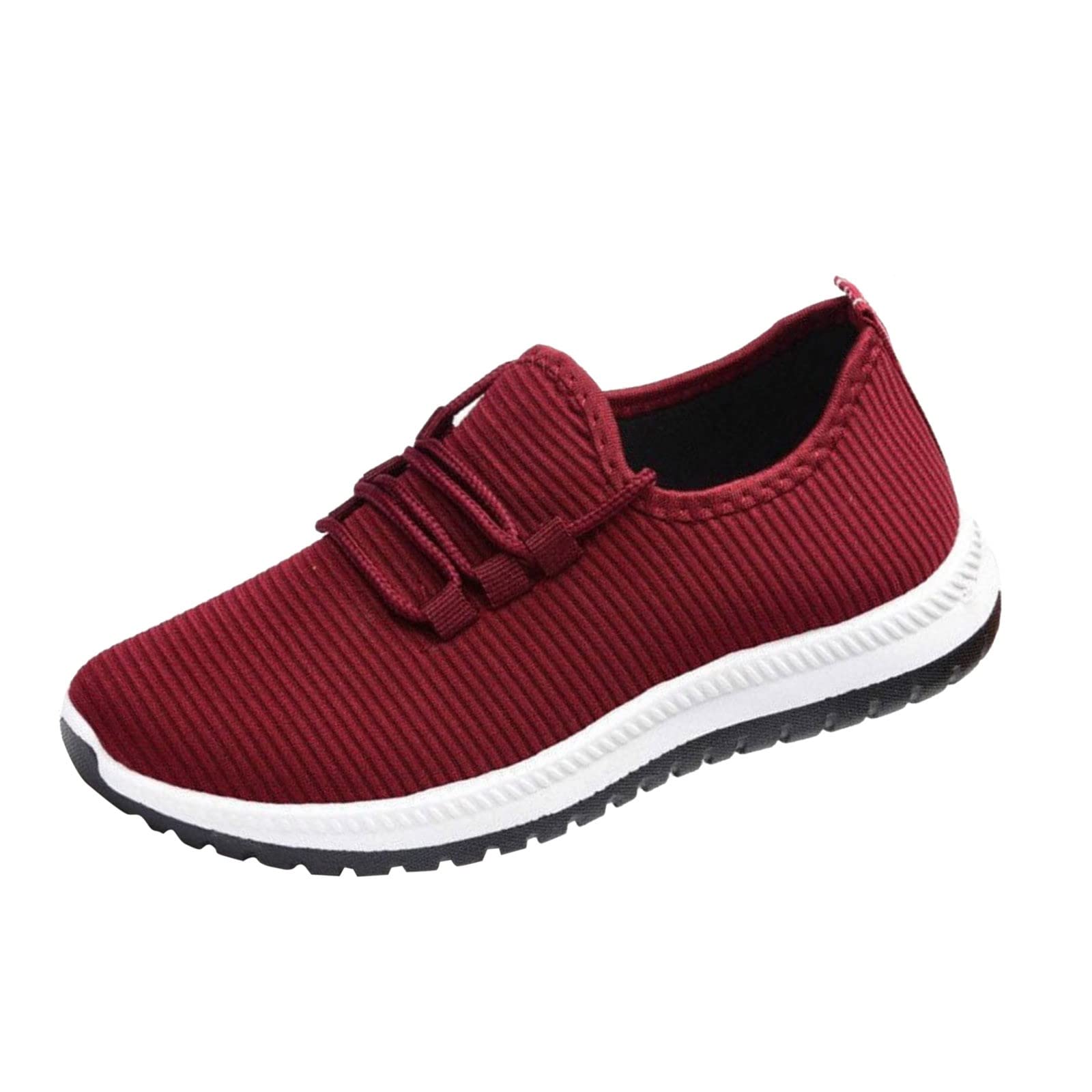 **Women's Lightweight White Hiking Shoes - Soft Comfortable Gym & Fitness Trainers for Trekking, Walking, Casual Wear - Perfect for Summer, Travel & Outdoor Adventures**
