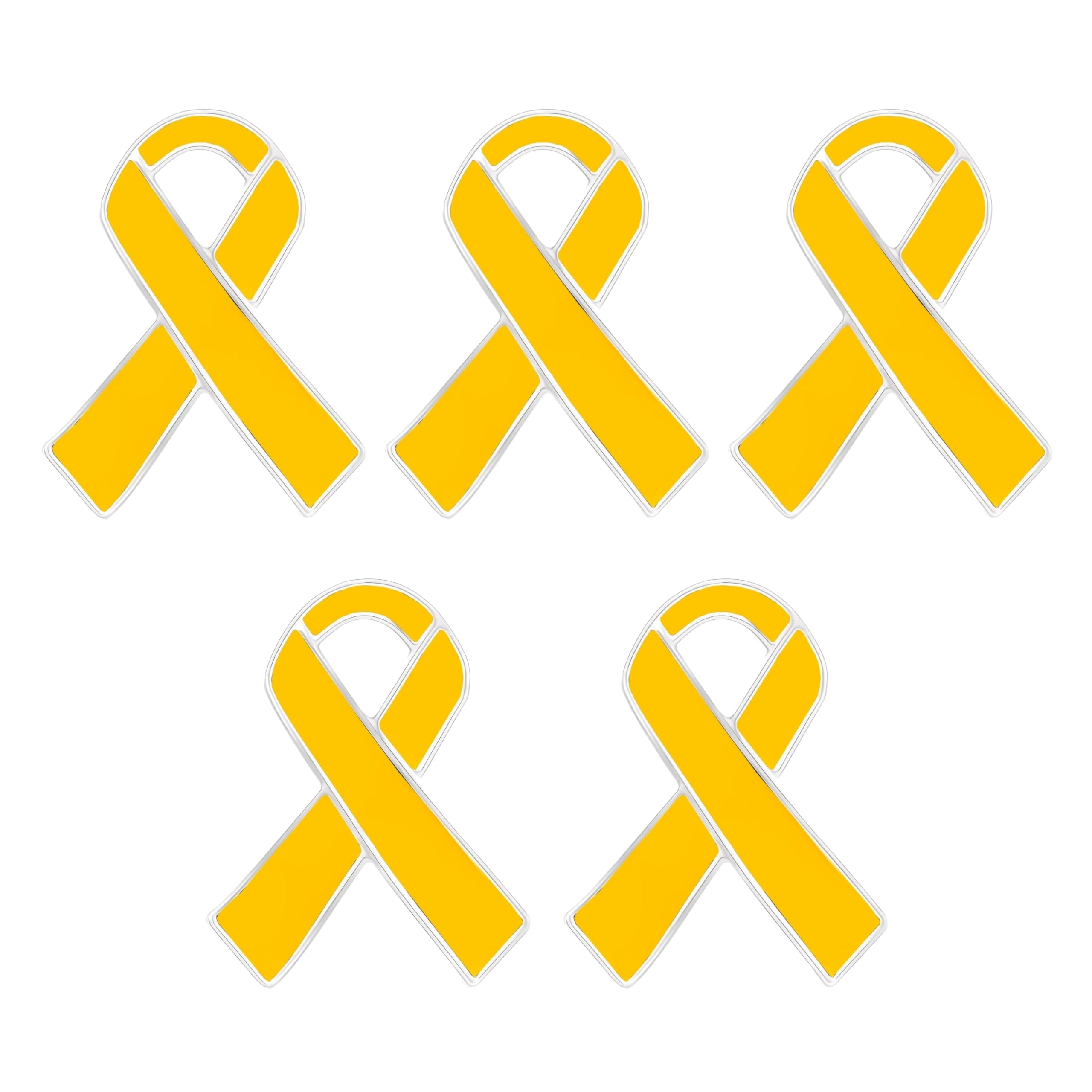 **Wholesale Childhood Cancer Awareness Pins - Gold Ribbon & Butterfly Lapel Pins for Support Groups, Events, Fundraising - Perfect for Gifts, Charity Drives & Awareness Campaigns**