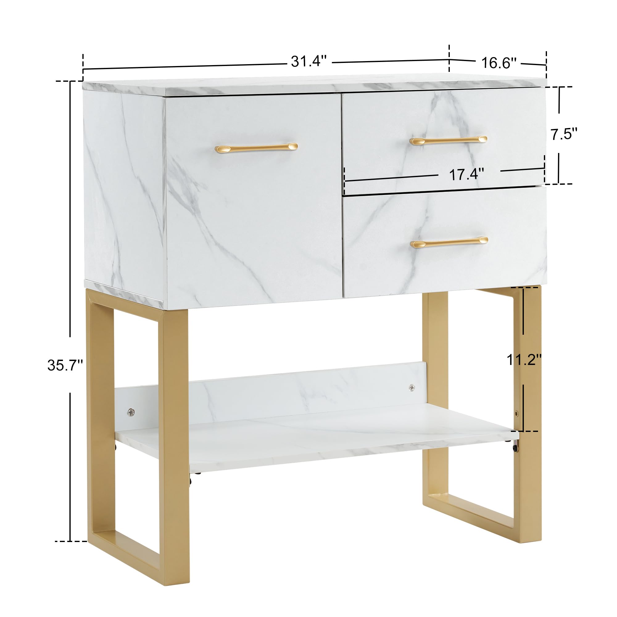 Professional Barber Station & Salon Storage Cabinet - Wall Mounted Spa Organizer with Drawers & Shelves for Hair Stylists | White Beauty Salon Equipment (Perfect for Home Barbershops & Professional Salons)