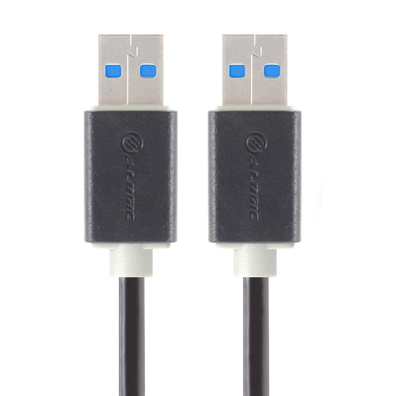 High-Speed USB 3.0 Type A Male to Male Cable - 5Gbps Data Transfer, Backward Compatible - Perfect for External Hard Drives, Printers & PC Connections