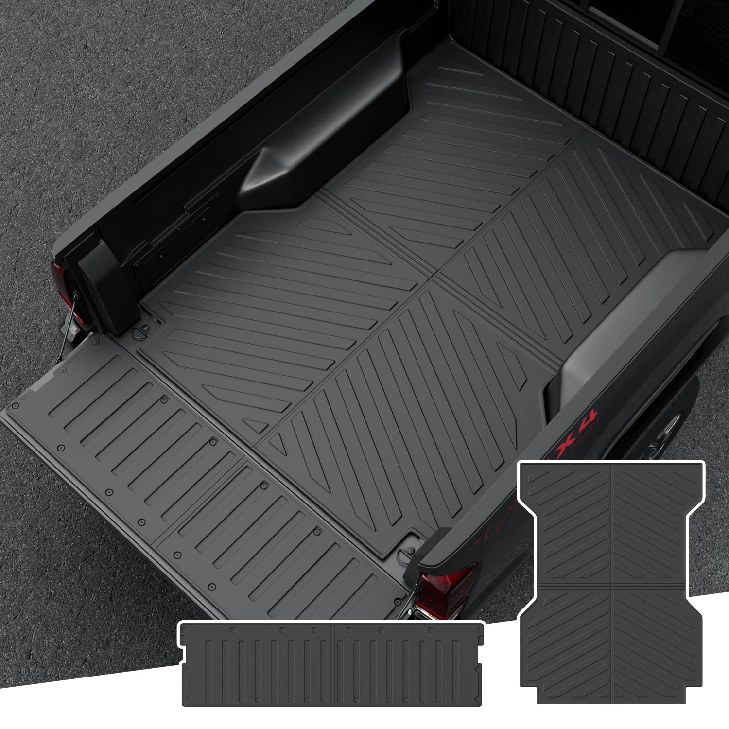 6FT Bed Mat Compatible with 2005-2023 Toyota Tacoma | Tailgate Mat & Truck Bed Liner | Durable Cargo Liner Replacement | Perfect for Hauling, Camping & Off-Road Adventures