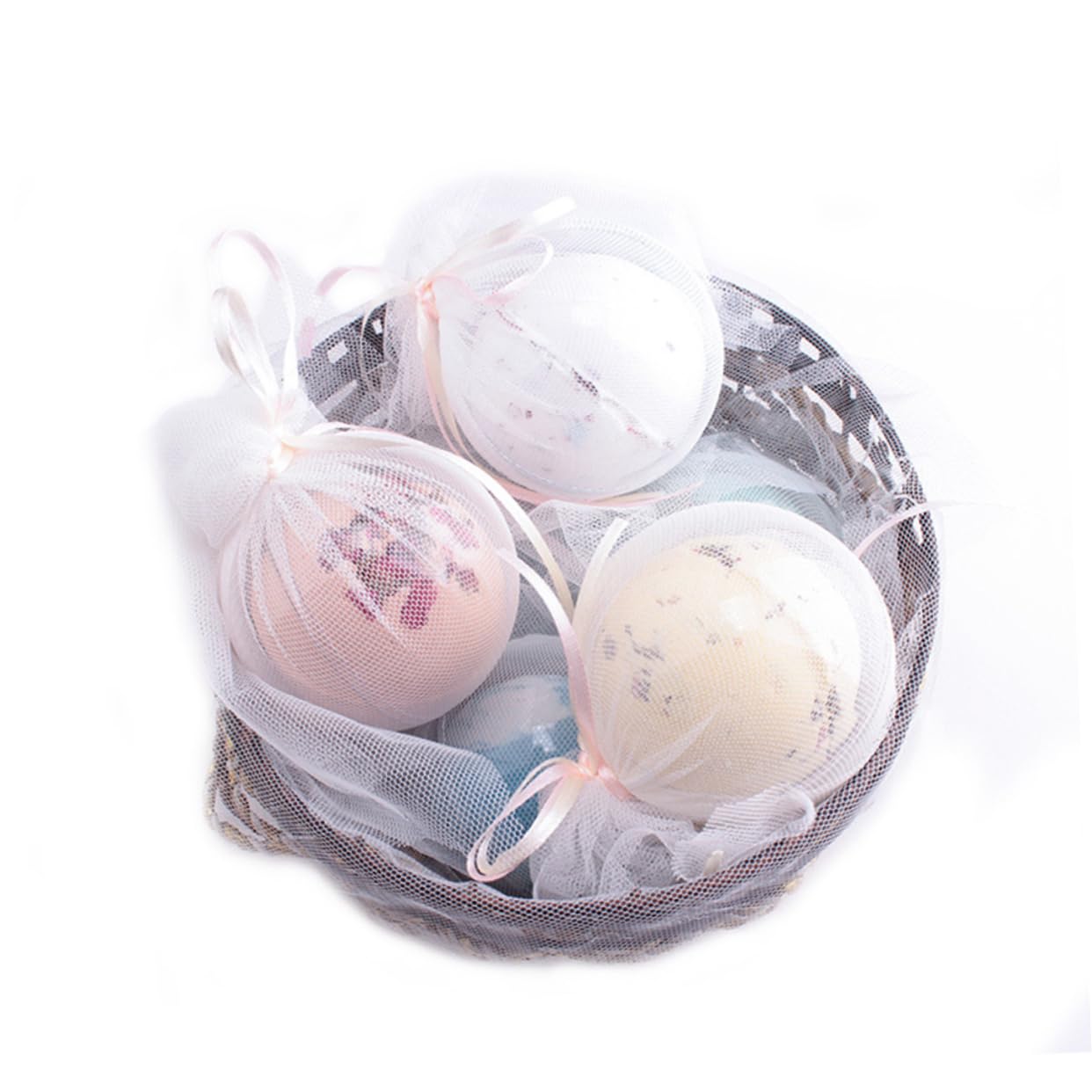 Didiseaon Milk Bath Salt Ball with Rose - 1 Pack for Smooth & Hydrated Skin | Relaxing Bath Soak for Spa, Self-Care & Gift Giving