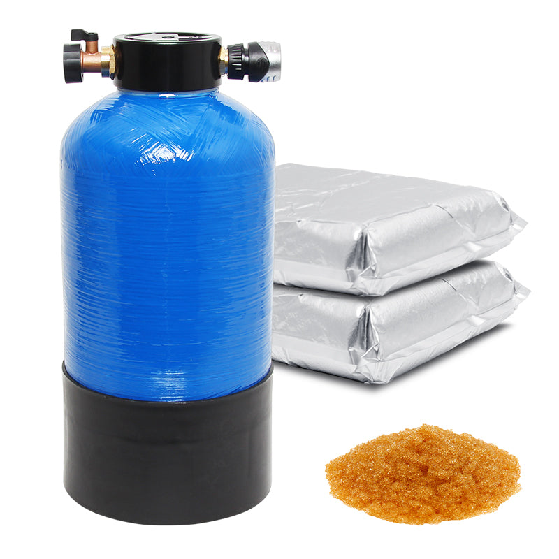 DI Fiberglass Tank .35 CF with Resin - Lightweight & Durable Water Filtration System for Home, RV, and Marine Use