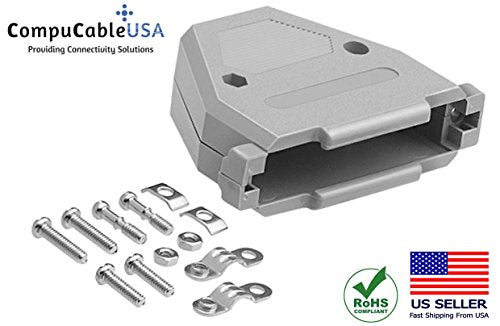 DB37 Female Solder Type Unshielded Plastic Hood Connector - High Quality Electrical Component for Automotive, Industrial & DIY Electronics Projects