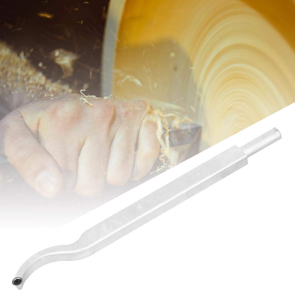 Premium Carbide Tipped Swan Neck Hollowing & Parting Tool - Wood Lathe Chisel for DIY Woodworking, Hobbyists & Carpenters (Small Bending Design, Handle Not Included) - Perfect for Bowl Turning, Pen Making & Detailed Wood Crafts