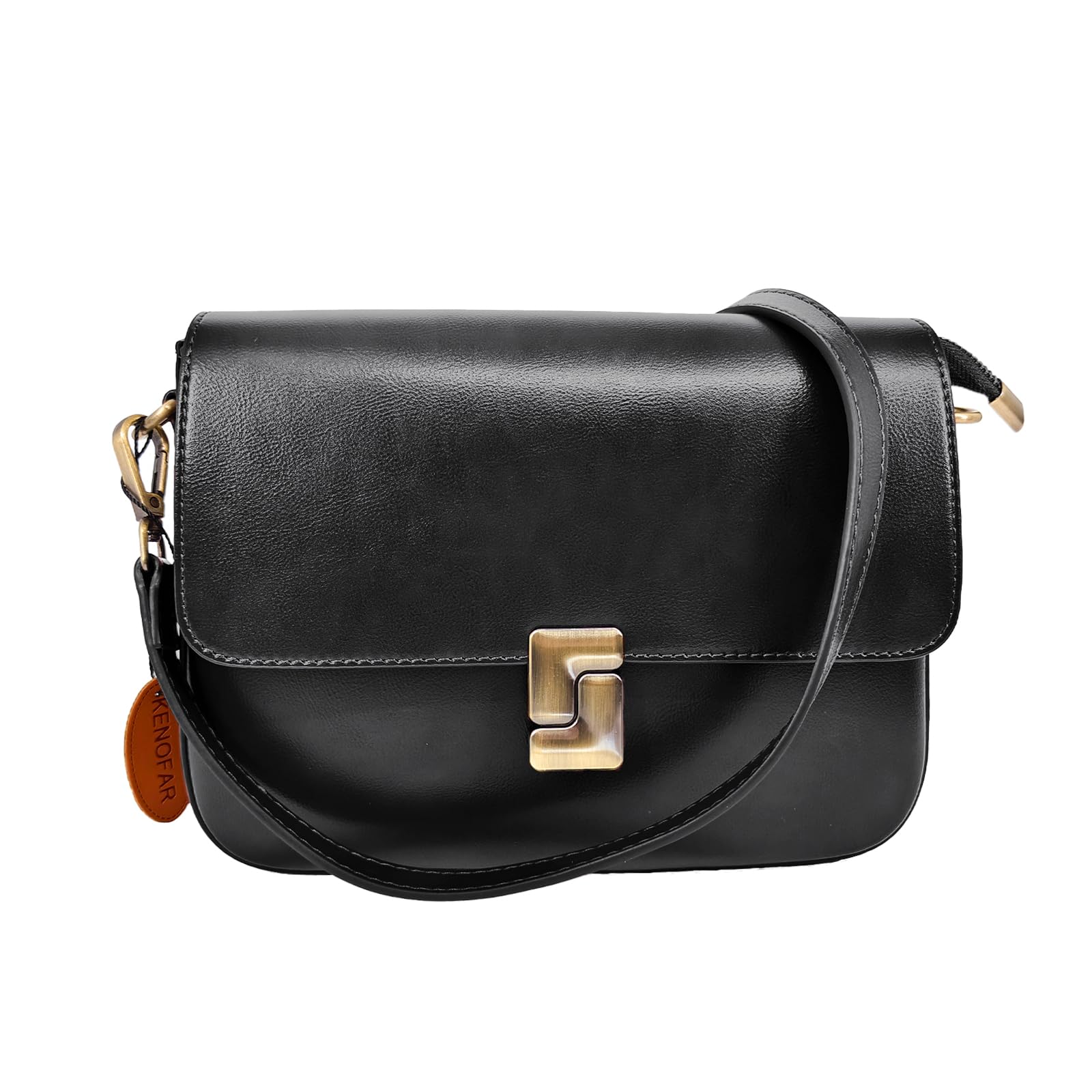 Genuine Leather Tote Bag for Women - Stylish Crossbody Shoulder Bag with Adjustable Long Straps | Perfect for Work, Travel & Everyday Use