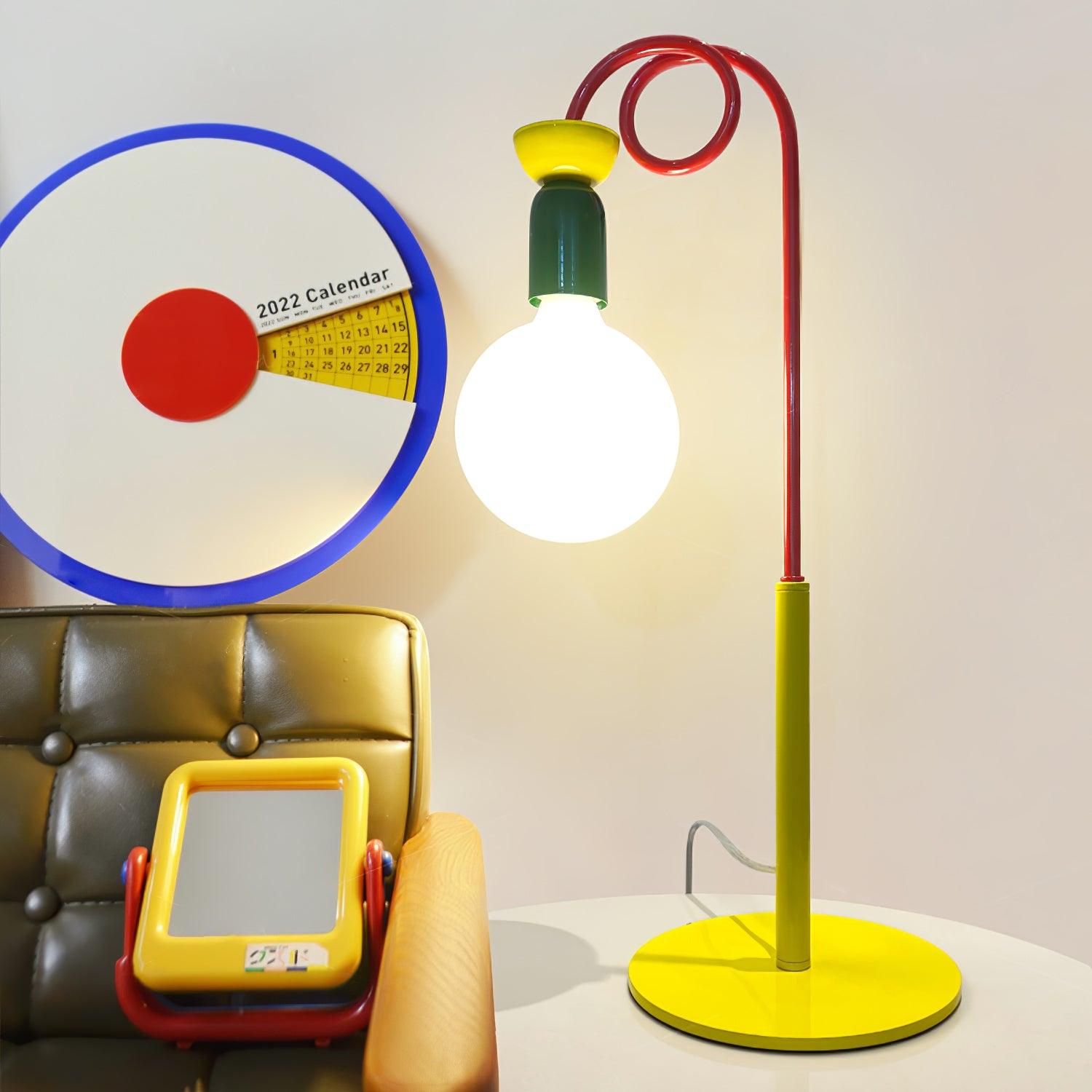 Circulo Play Table Lamp - Modern LED Night Light for Kids & Nursery - Perfect for Bedtime Reading & Room Decor