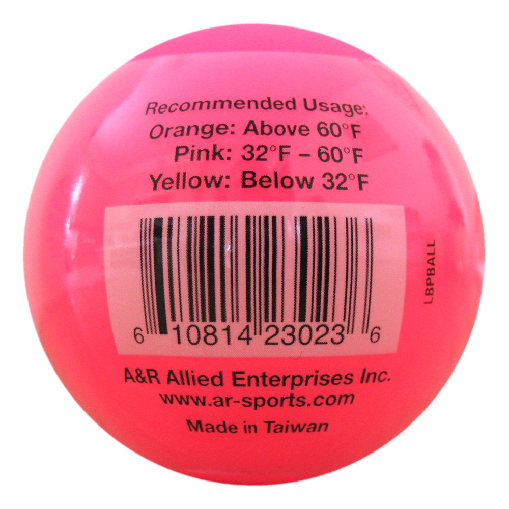 A&R Sports Low Bounce Street Hockey Ball - Durable Practice & Game Hockey Balls for Outdoor, Driveway & Gym Use - Perfect for Kids & Adults Training