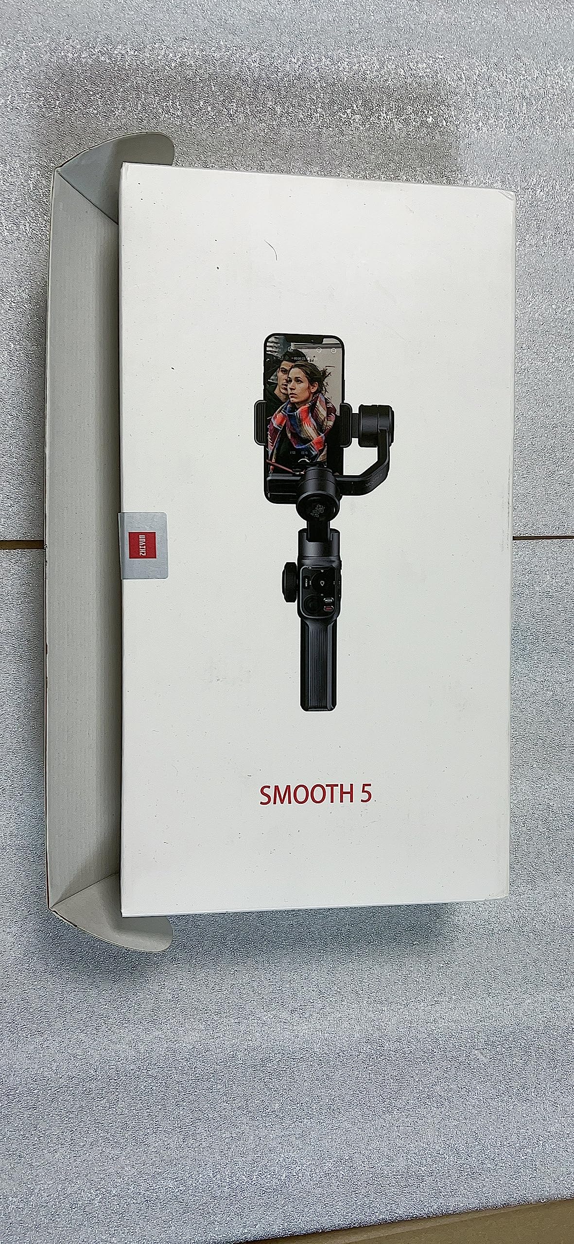 Zhiyun Smooth 5 3-Axis Smartphone Gimbal Stabilizer for iPhone 14 Pro Max/Plus/13/12/11/XS/X/XR/8 - Professional Phone Stabilizer with Face/Object Tracking & Timelapse - Perfect for Vlogging, Live Streaming & Smooth Video Recording