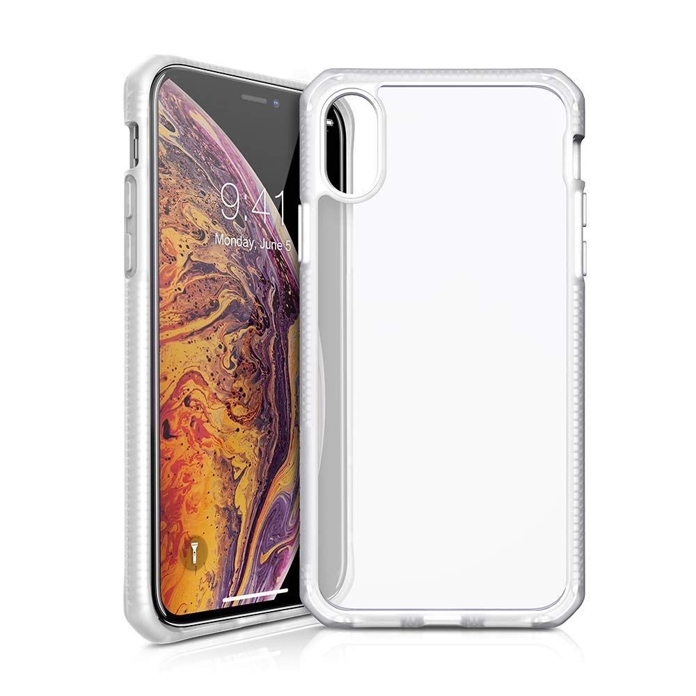 ITSKINS Hybrid Frost Protective Phone Case for iPhone Xs Max - Slim Anti-Yellowing Shockproof Cover with Military-Grade Protection | Crystal Clear Case for Everyday Use & Outdoor Activities