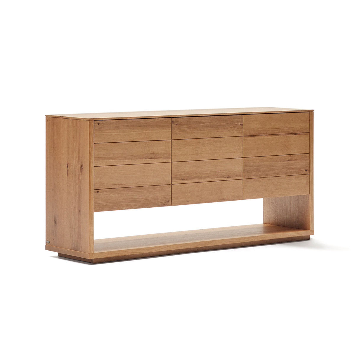 Alguema Modern 3-Door Sideboard Buffet Cabinet - Stylish Storage for Dining Room, Living Room & Entryway - Perfect for Organizing Dishes, Linens & Home Decor