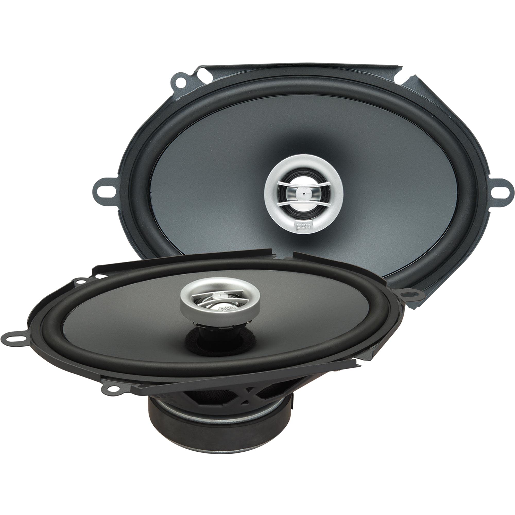 PowerBass OE-682 6x8 Inch 2-Ohm Coaxial Car Speakers (2-Pack) - Premium Sound Quality for Trucks, SUVs & Sedans - Perfect for Upgrading Factory Audio System