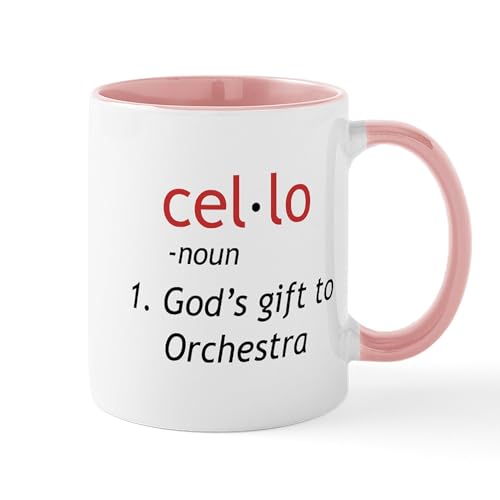 White/Pink Inside - Cello Definition Mug