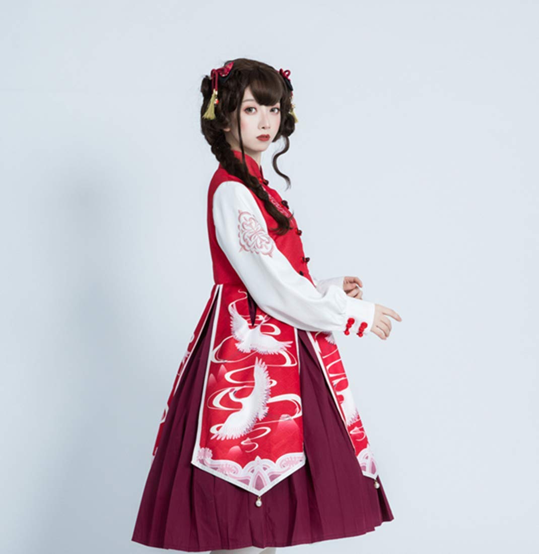 Lolita Daily Dress - Soft Girl Lolita Fashion Dress with Full Jacket for Autumn and Winter | Kawaii Gothic Lolita Outfit for Cosplay, Tea Parties & Special Occasions