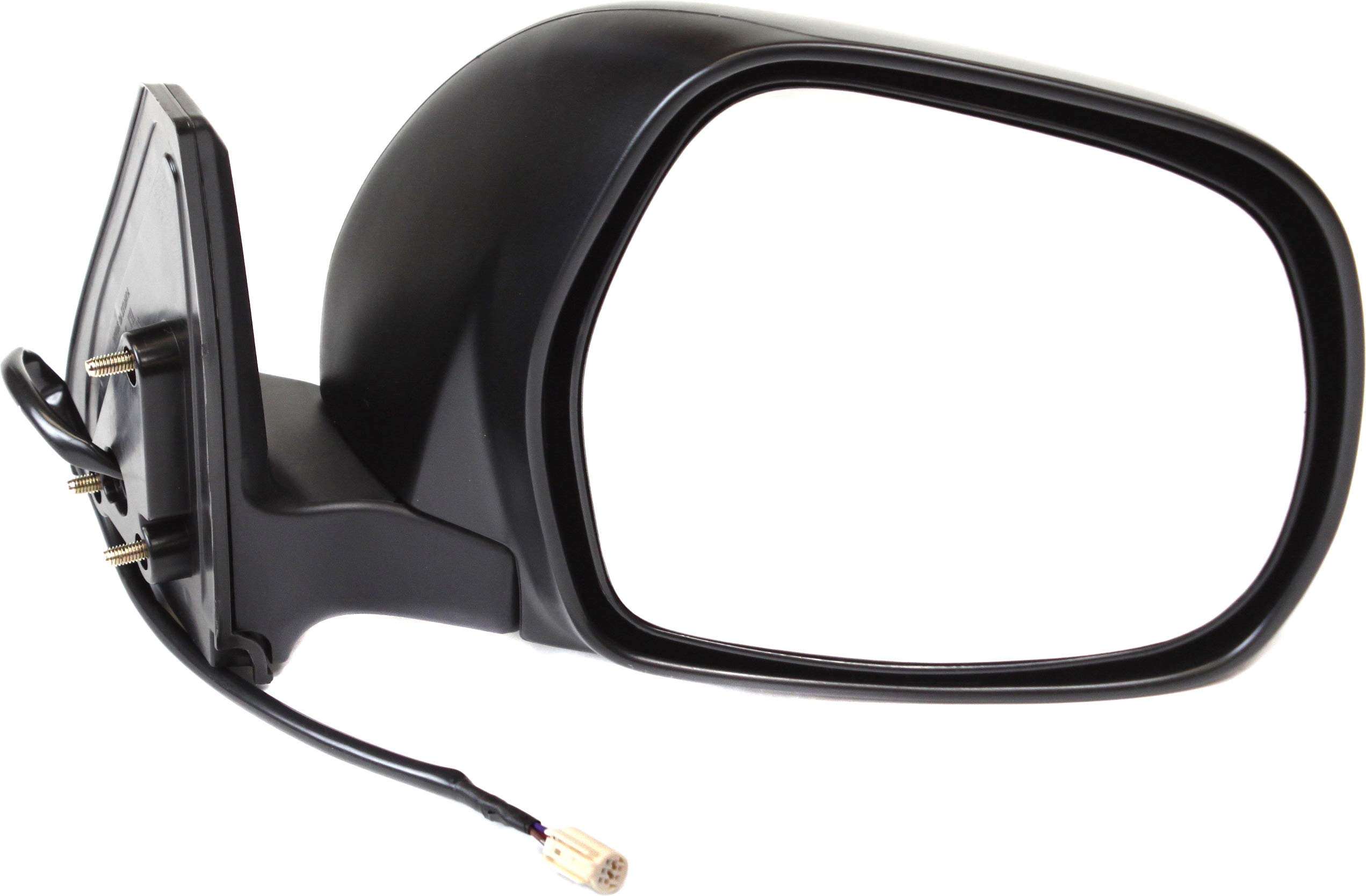 Toyota 4Runner 2003-2009 Replacement Power Side Mirrors - Textured Black Non-Heated Driver & Passenger Side - Perfect for Off-Roading & Daily Commuting