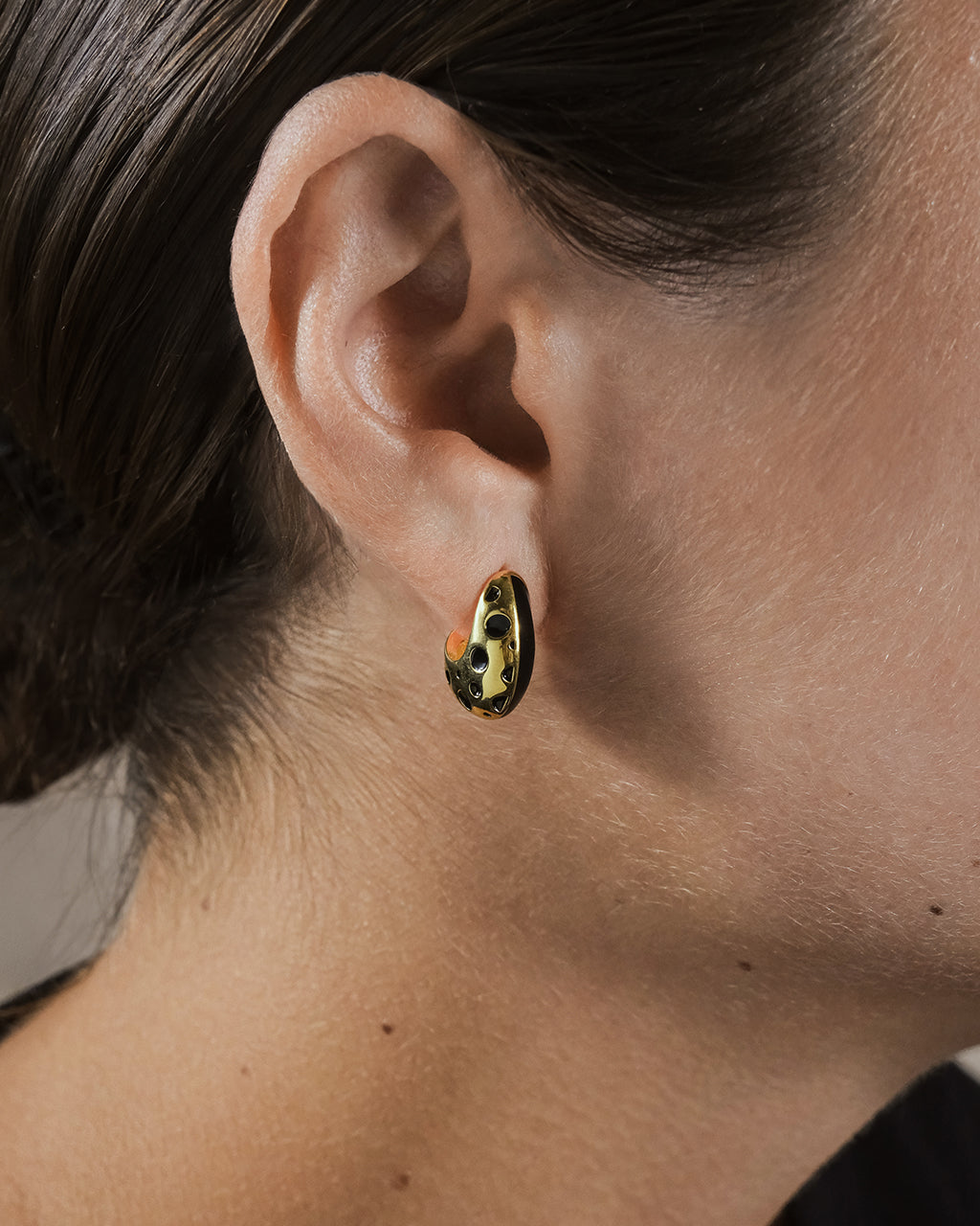 Lisha Enamel Hoop Earrings for Women - Gold & Silver Dangle Earrings for Daily Wear, Party, Wedding & Gift Giving