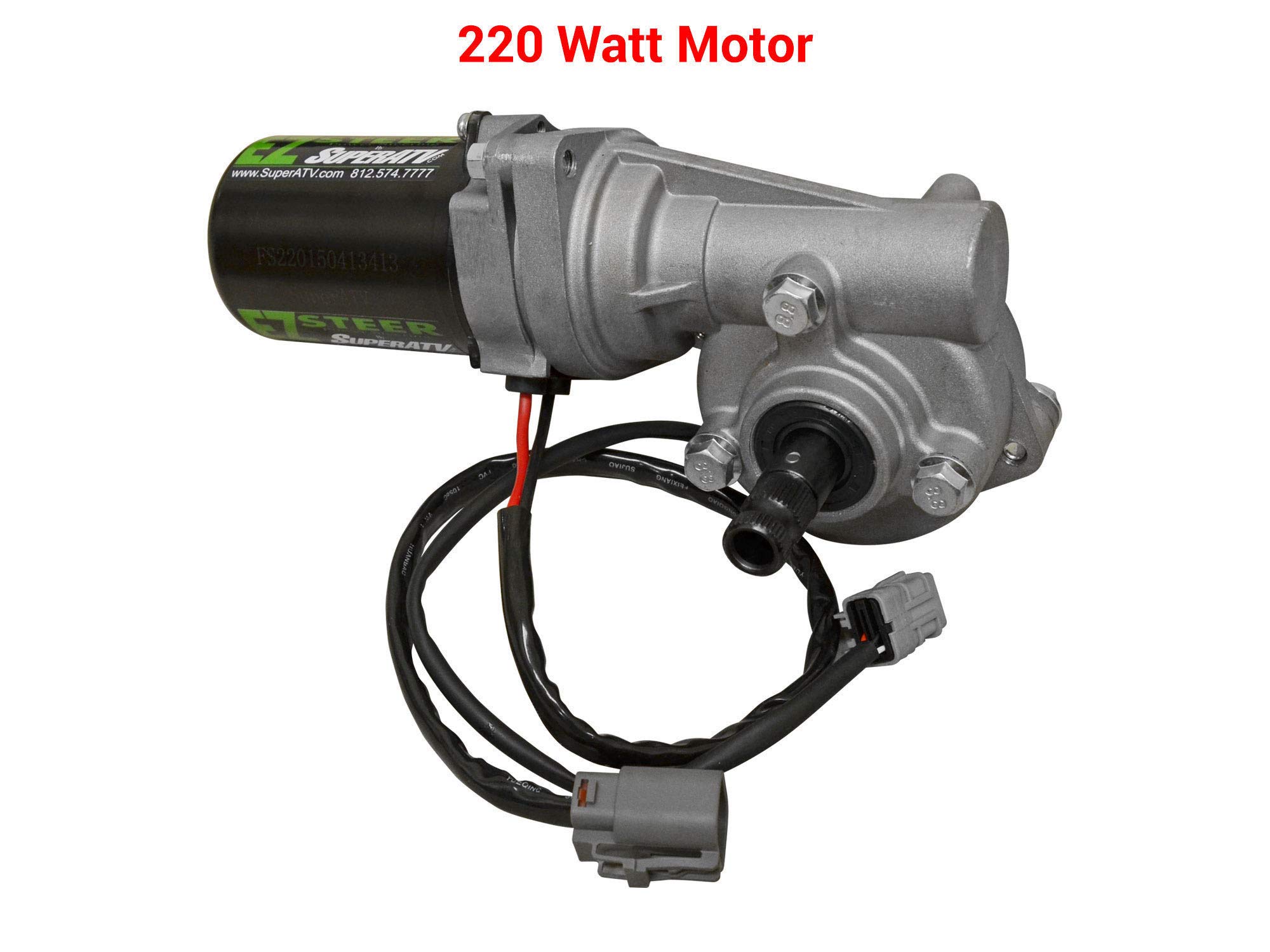 SuperATV Universal EZ-Steer Power Steering Kit 220W for Sprint Cars - Off-Road Racing & Trail Riding Accessory