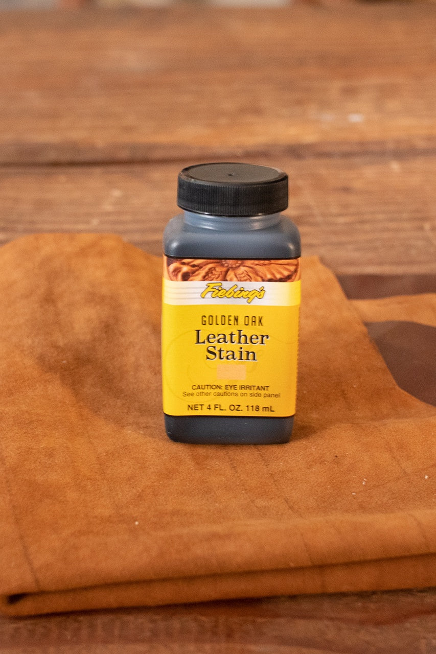Fiebing's Light Oak Leather Stain 118ml - Premium Leather Dye for Shoes, Bags & Furniture - Perfect for DIY Leather Crafting & Restoration Projects