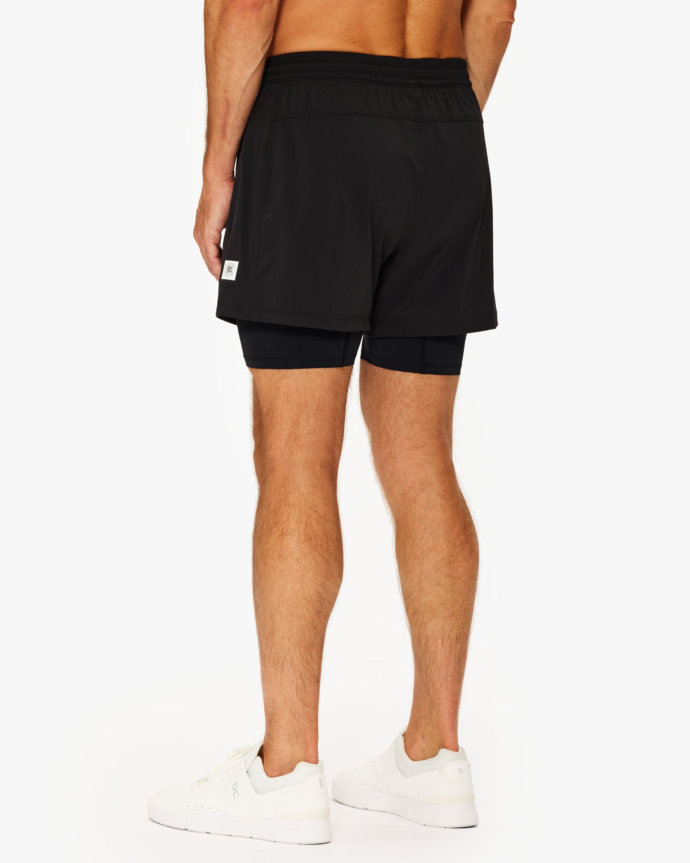 Reigning Champ 4-Way Stretch Combo Training Shorts for Men - Lined Gym Shorts with Moisture Wicking - Perfect for Workouts, Running & Casual Wear - Size 5