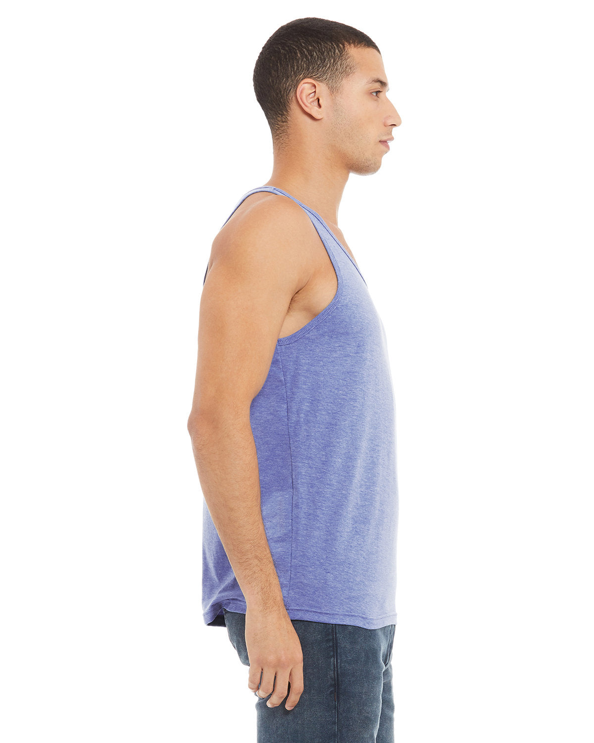 Bella + Canvas 3484 Unisex Triblend Tank Top - Soft Comfortable Sleeveless Shirt for Men & Women - Perfect for Gym, Yoga, Running & Summer Outfits