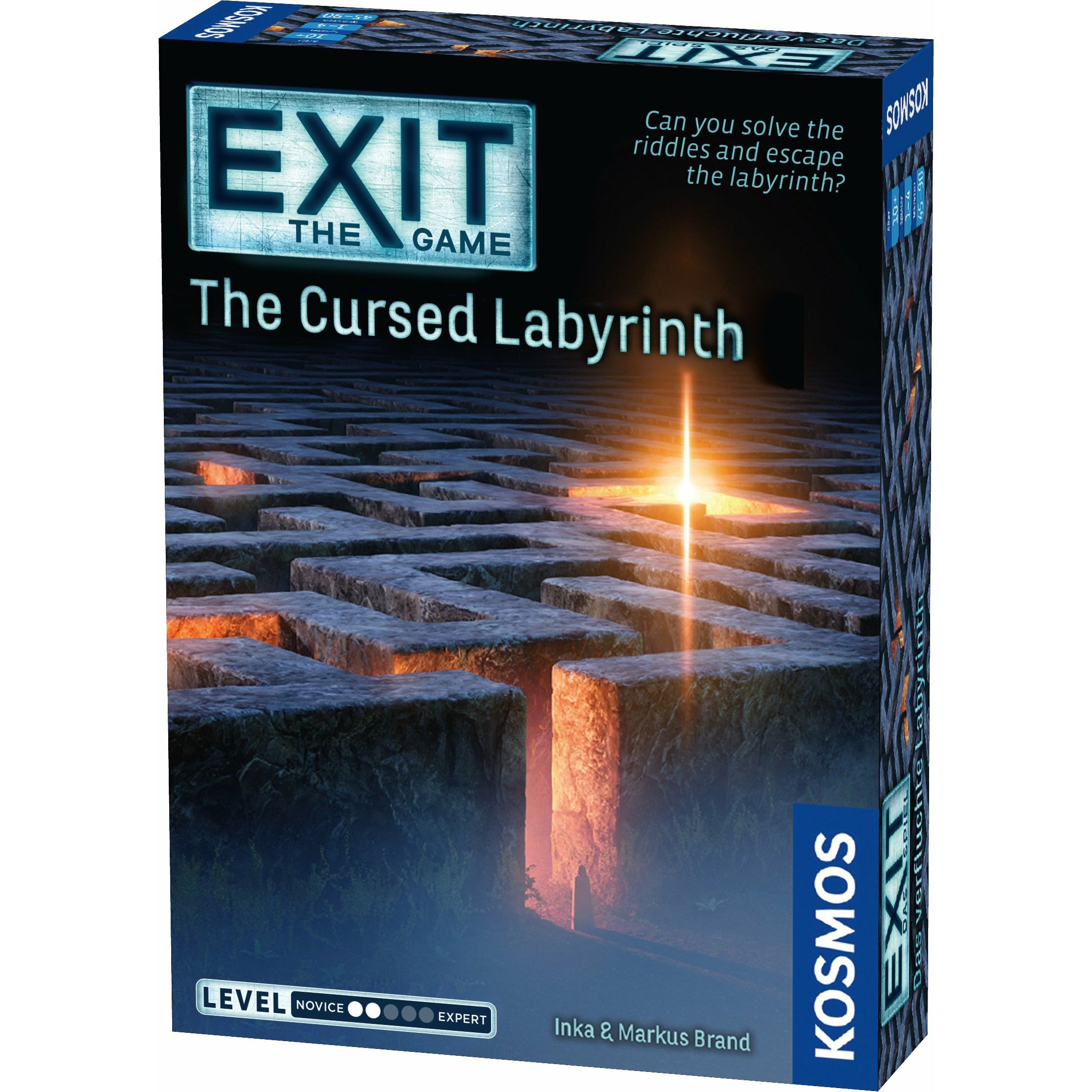 Exit: The Game - The Cursed Labyrinth | Escape Room Board Game for Adults & Teens | Perfect for Family Game Nights & Party Entertainment