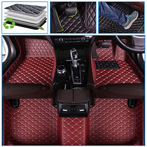 wine-red dimond floor mat