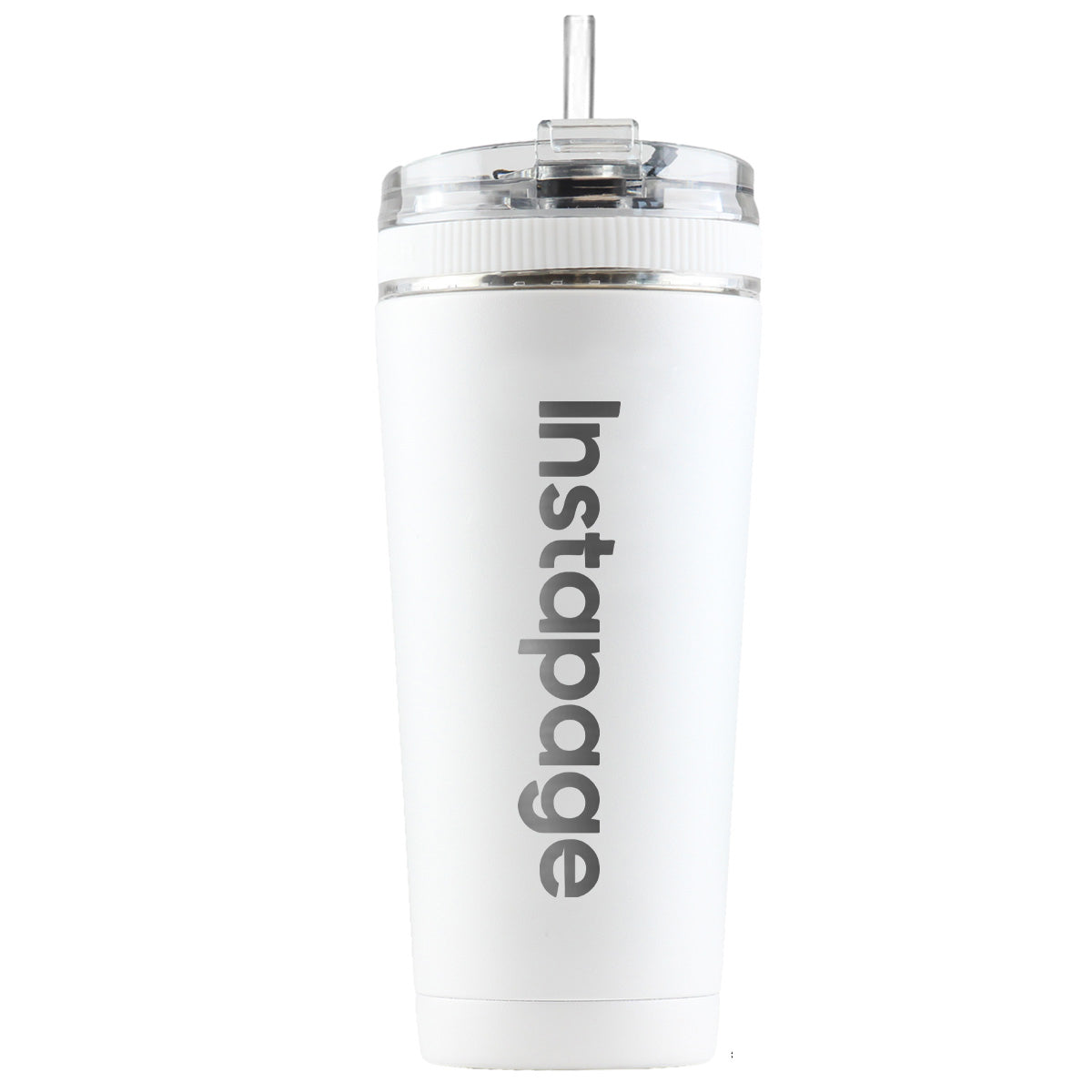 Instapage Custom 26oz Flexible Water Bottle - Leakproof & BPA-Free for Gym, Hiking & Everyday Use
