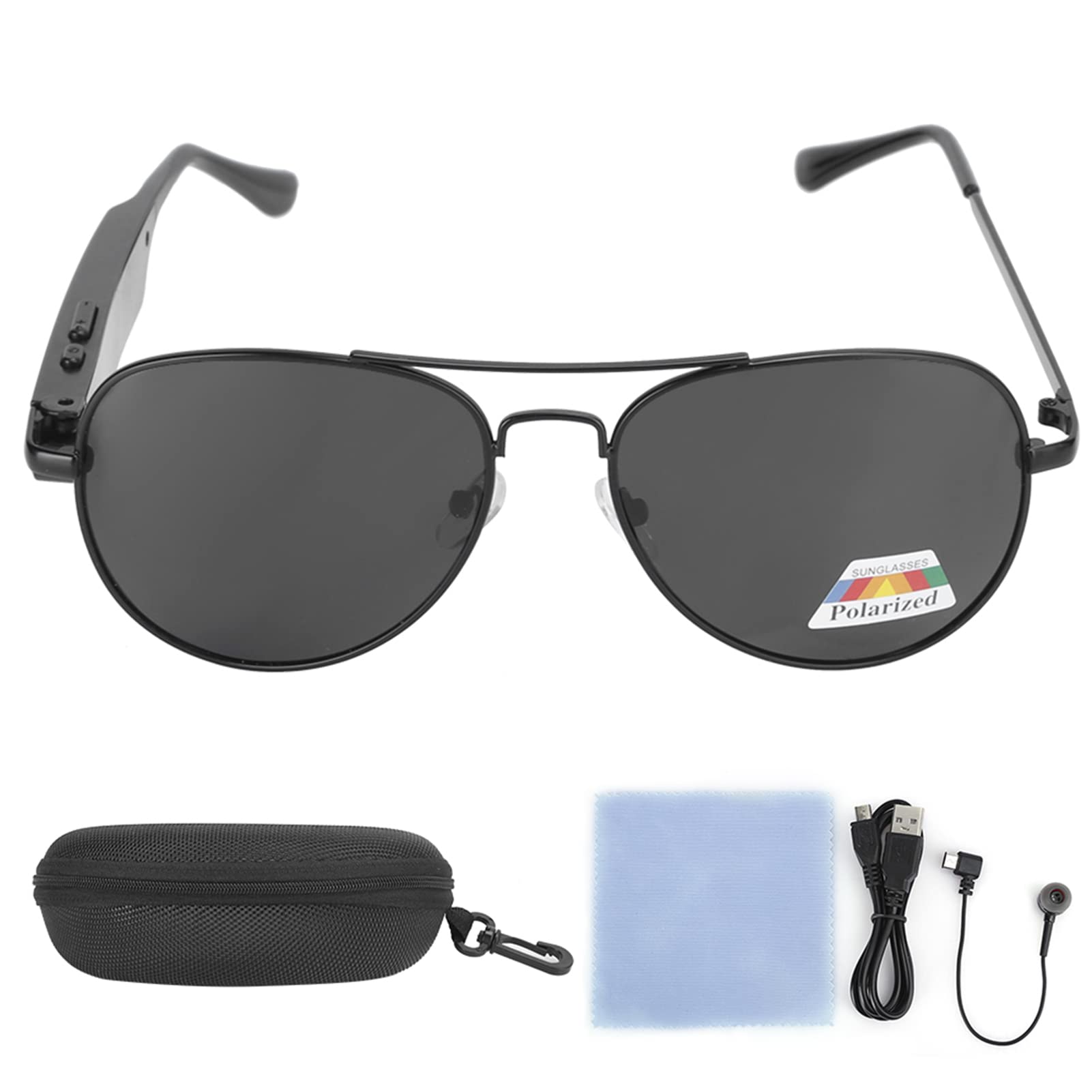 Bluetooth Smart Glasses with Polarized Lenses - Wireless Audio Sunglasses for Men & Women - Perfect for Running, Cycling, Hiking & Outdoor Activities